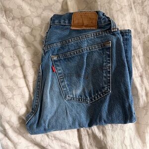 Levi's Blue Denim Jeans with Red Tab
